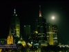 Melbourne - Skyline bei Nacht